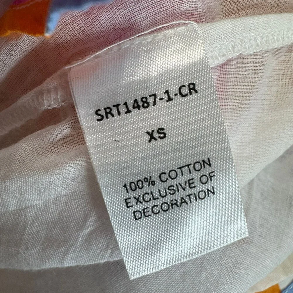 THML Spotted Multi Print Swim Sundress Adjustable Strap Beach Vacation Sz. XS - Picture 11 of 13